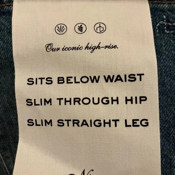 RAG & BONE Nina High Rise Ankle Cigarette Straight Leg Jeans Monty NWT - Picture 4 of 10